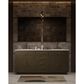 Lexora Home Abbey 72" Double Bathroom Vanity in Brown Oak with 2 cm White Quartz Top and Rectangular Sinks, , large