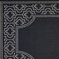 Oriental Weavers Marina 1247K 5"3" x 7"6" Black and Ivory Area Rug, , large