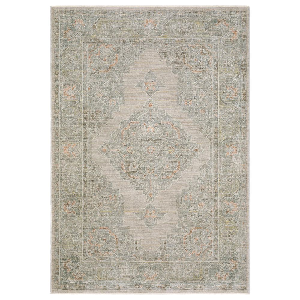 Oriental Weavers Keaton KEA02 Beige and Multicolor 2"3" x 7"6" Runner, , large