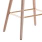 Lumisource Saddle 26" Counter Stool in Cream/White Washed/Gold (Set of 2), , large