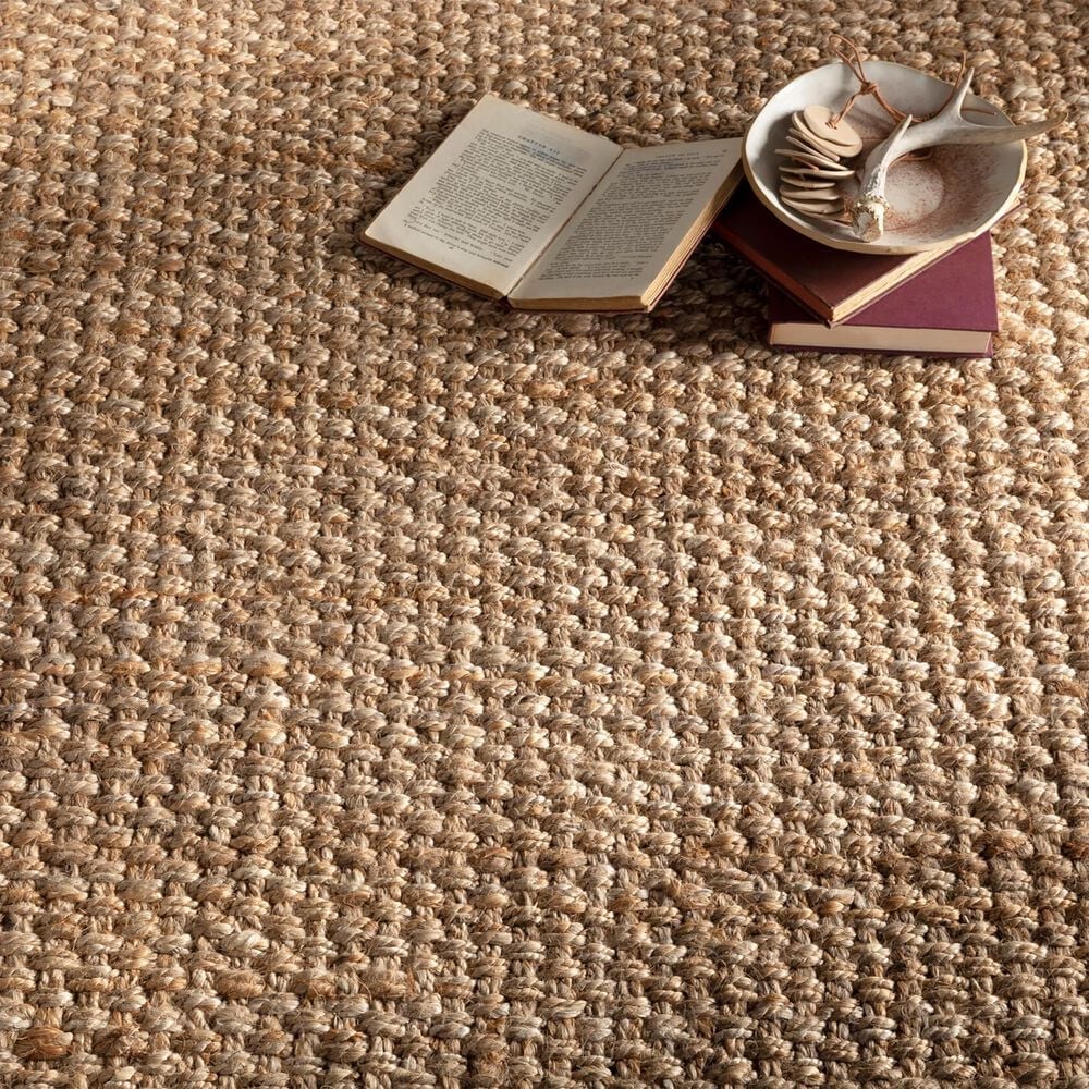 Surya Jute Woven 12&#39; x 15&#39; Tan Area Rug, , large