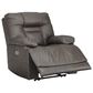 Ashley Wurstrow Power Recliner with Adjustable Headrest in Smoke, , large