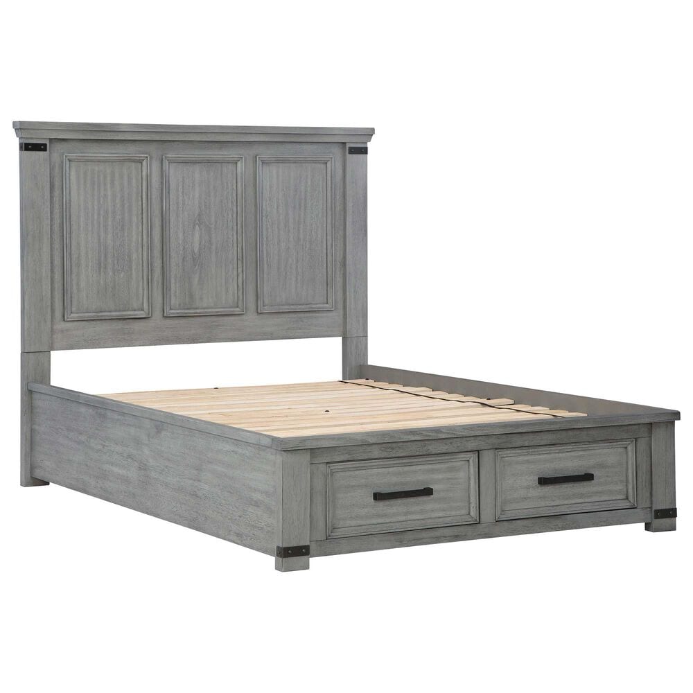 Ashley Russelyn 3 Piece Queen Bedroom Set in Gray, , large