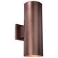 Vaxcel Chiasso 14.25" 2-Light Outdoor Wall Sconce in Bronze, , large