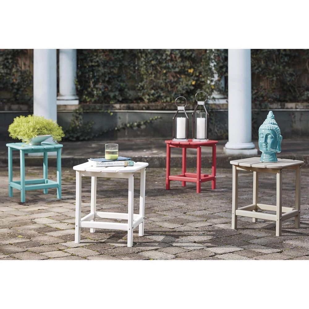 Ashley Sundown Treasure Rectangular End Table in Turquoise, , large