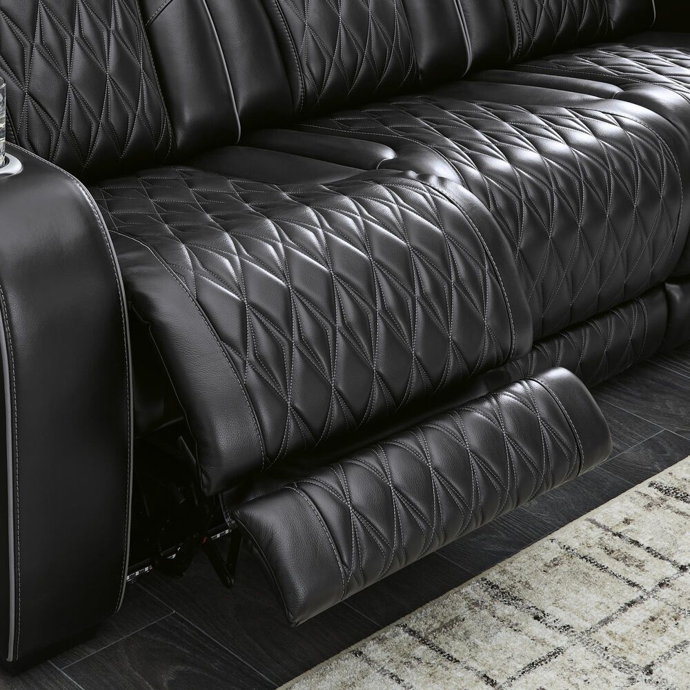 Ashley Boyington 2-Piece Power Reclining Living Room Set in Black, , large