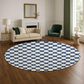 Dalyn Rug Company The Reserve TR13 Navy 8" Round Indoor/Outdoor Area Rug, , large