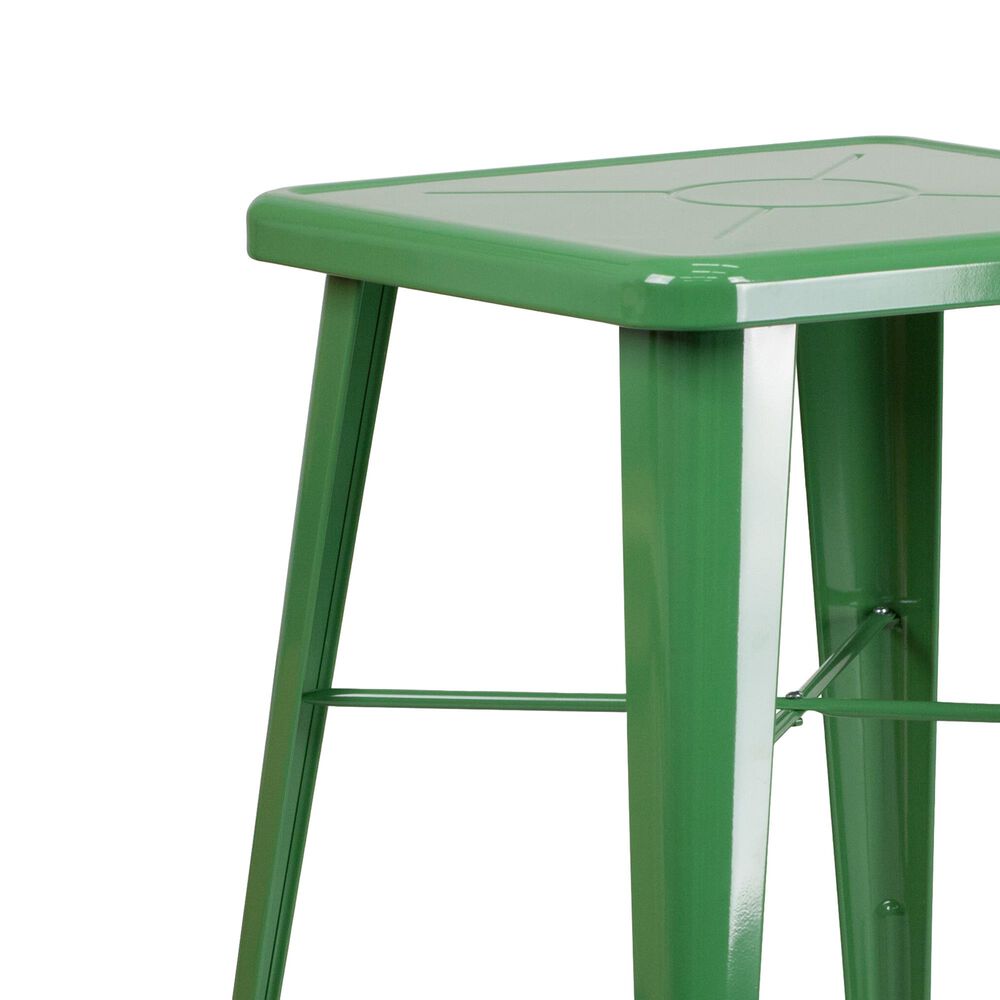 Flash Furniture 23.75&quot; Bar Table in Green, , large