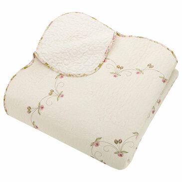 Peking Handicraft Felisa King Bedspread in Cream, , large