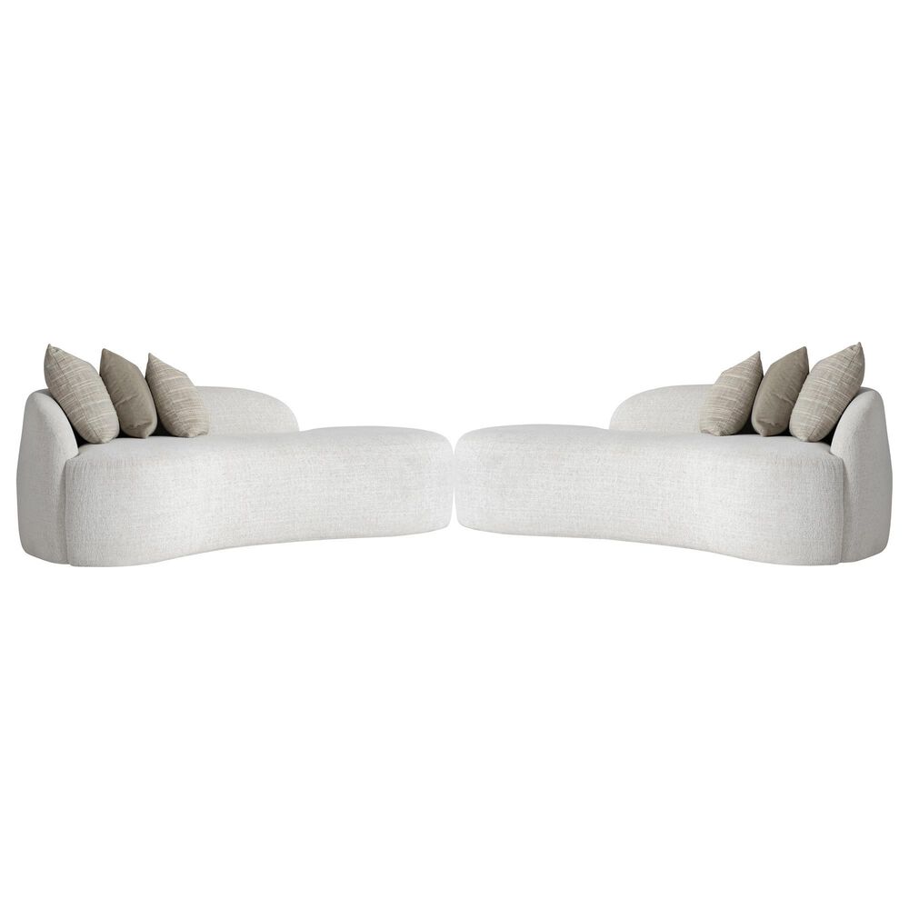 Bernhardt Ava 2-Piece Symmetrical Sectional in White, , large