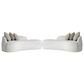 Bernhardt Ava 2-Piece Symmetrical Sectional in White, , large