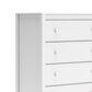 Ashley Hallityn 5-Drawer Chest in Matte White, , large
