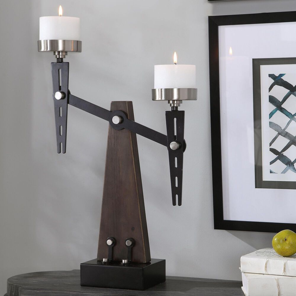 Uttermost Cardiff Candleholder, , large