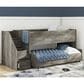 Ashley Frandern Twin over Twin Loft Bed in Gray, , large