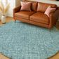 Dalyn Rug Company Voyage VY1 Teal 8" Round Area Rug, , large