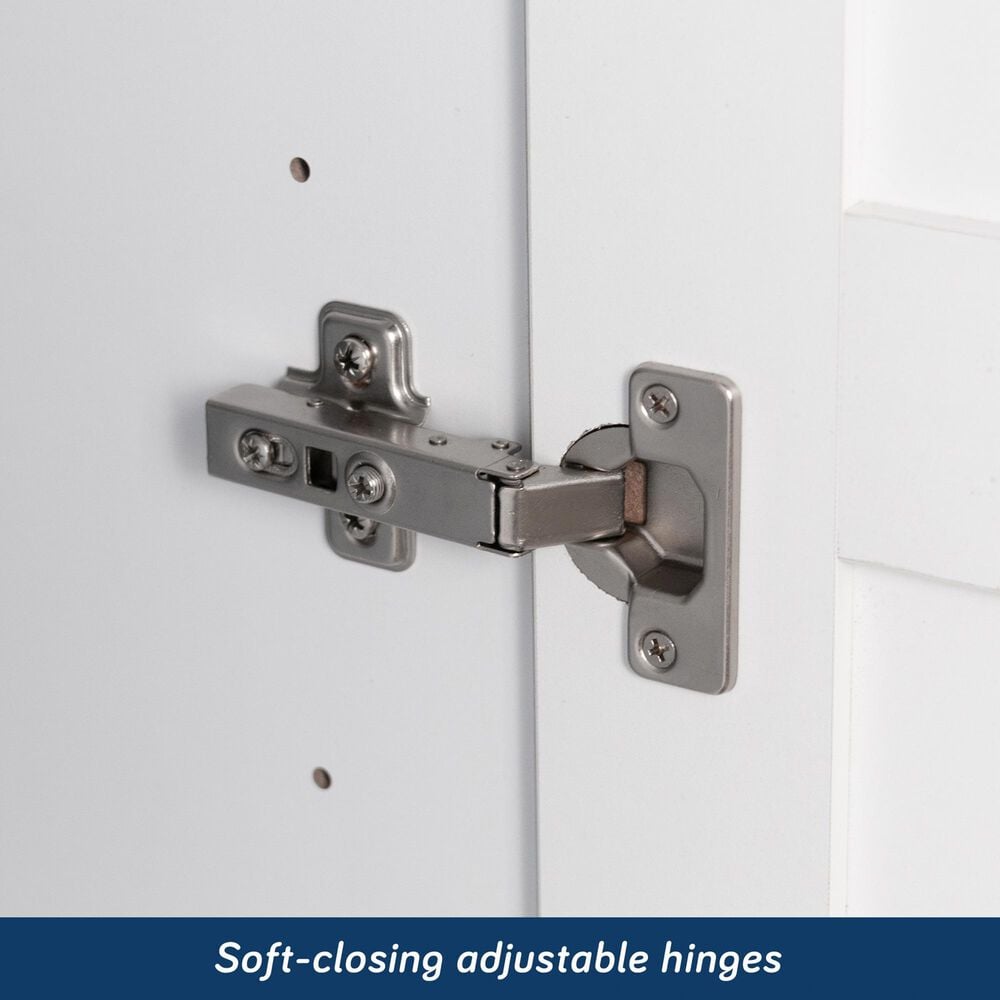 Sauder Wall-Mounted Upper Cabinet &amp; Doors Bundle, , large