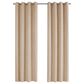 Monarch Specialties 54" x 95" Curtain Panel in Beige (Set of 2), , large