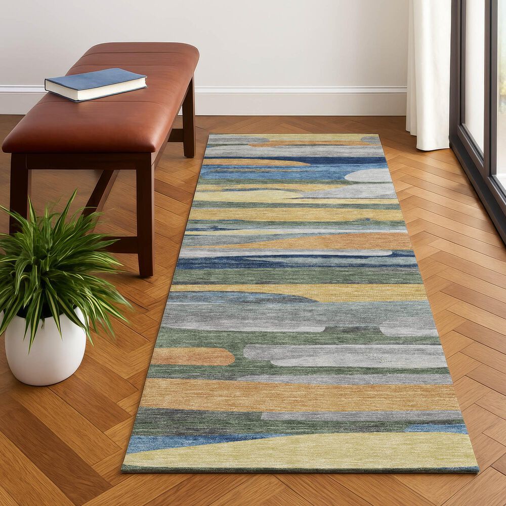 Dalyn Rug Company Kenner KN7 Basil 2'3" x 7'6" Runner, , large