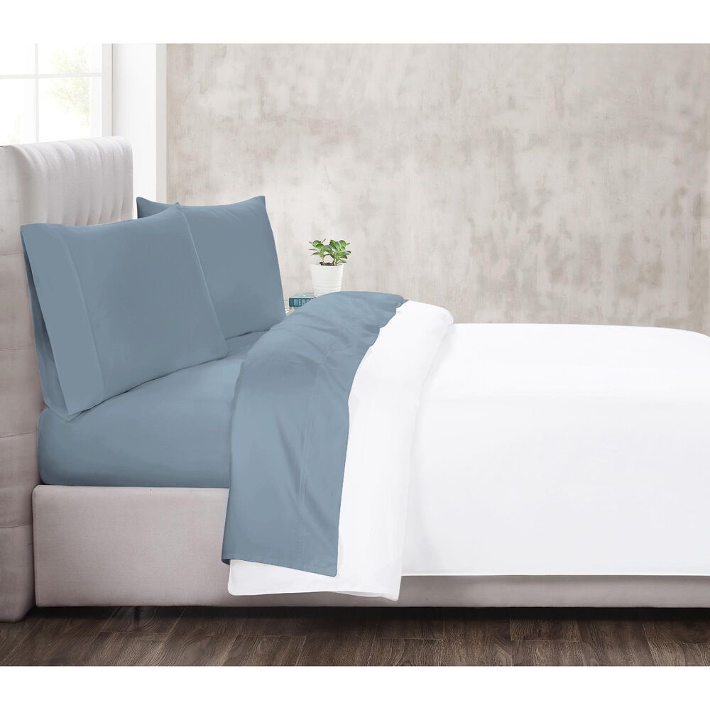 Pem America Christian Siriano New York 3-Piece Twin Sheet Set in Blue, , large