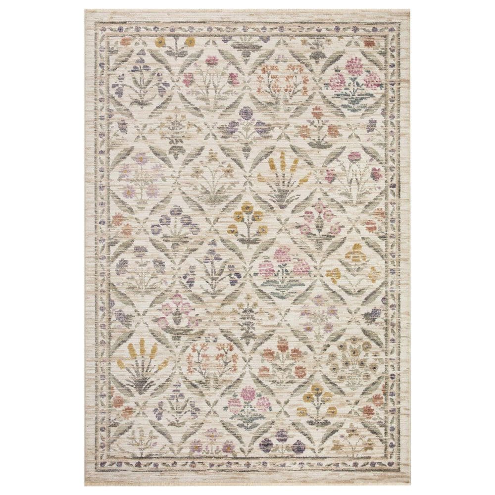 Rifle Paper Co Crafted by Cloth and Company Provence 2"6" x 8" Estee Ivory Runner, , large