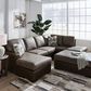 Ashley Castille Way Oversized Accent Ottoman in Fossil, , large