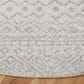 Safavieh Tulum 6"7" Round Ivory and Light Grey Area Rug, , large