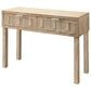 Splendor Living Alton 2-Drawer Wood Console Table in Grey, , large