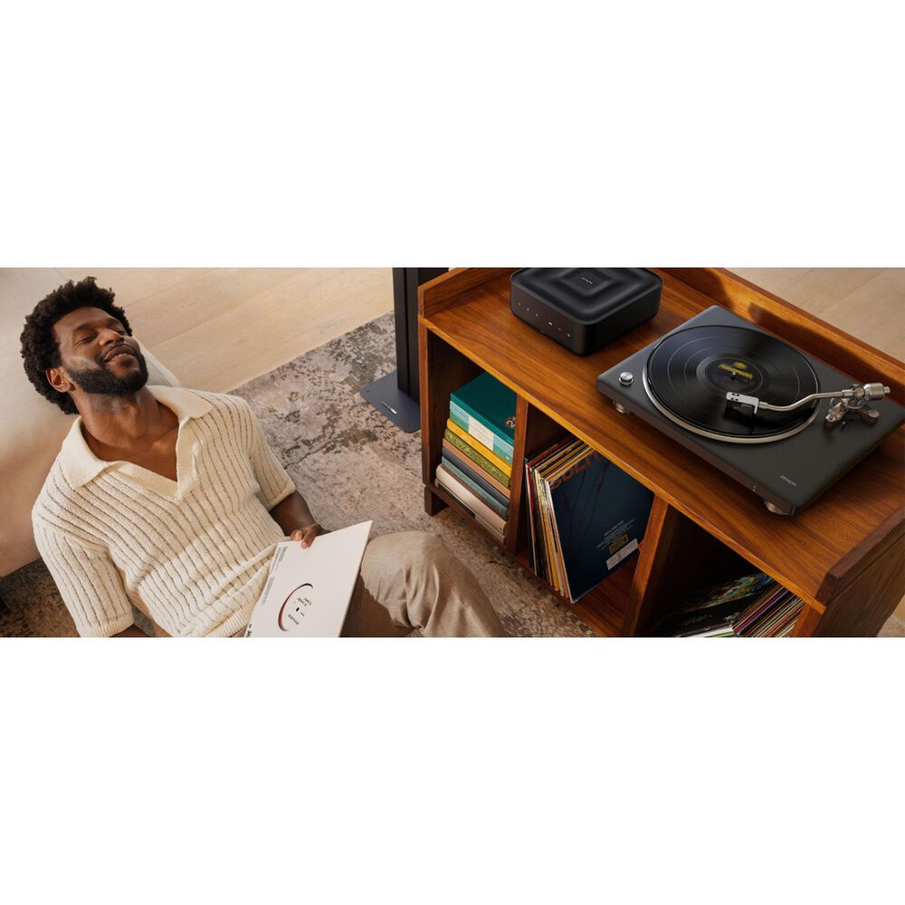 Denon DP-500BT Premium Semi-Automatic Hi-Fi Turntable with Bluetooth in Black, , large