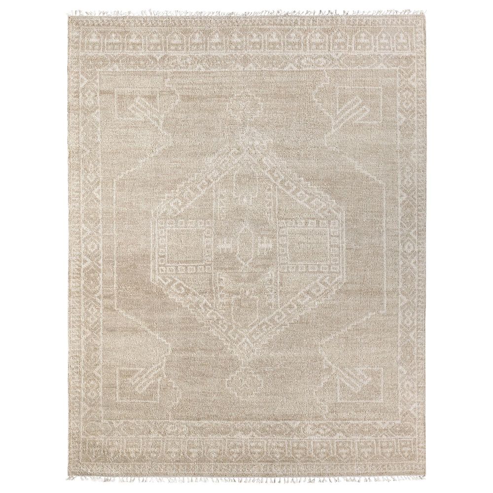 Jaipur Sevak Mihail Tan and Taupe 6' x 9' Area Rug, , large