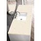 James Martin Vanities Athens 60" Single Bathroom Vanity in Glossy White with 3 cm Carrara White Marble Top and Rectangular Sink, , large