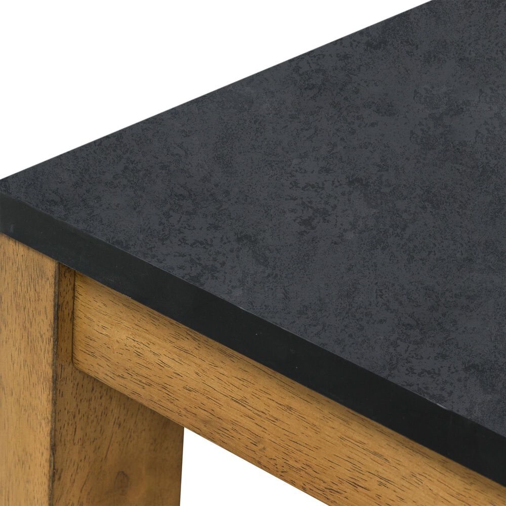 Ashley Quentina End Table in Natural and Black, , large