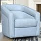 Blue River Desi Swivel Accent Chair in Sky Blue, , large