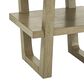 Steve Silver Perth End Table in White and Weathered Sand, , large