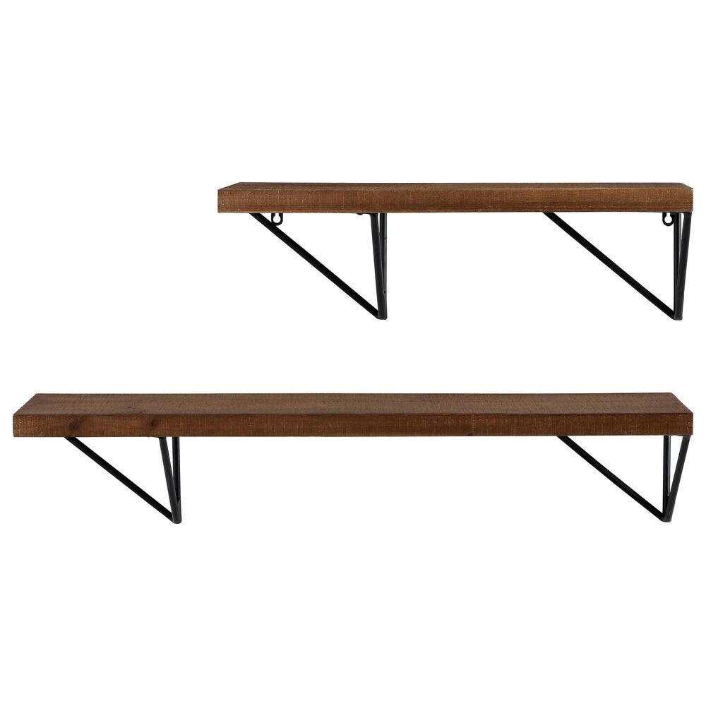 Safavieh Jilliyn Wall Shelf in Brown and Black, , large