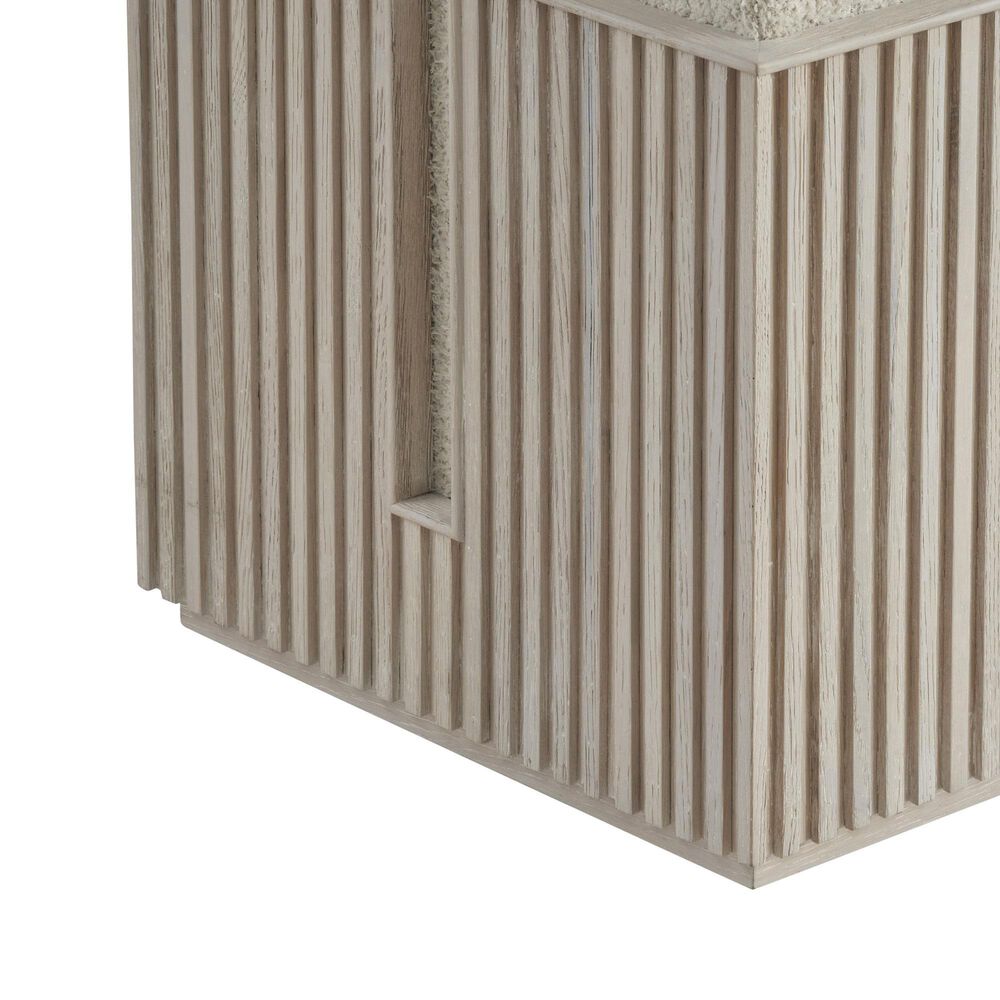 Universal Furniture Carmen Bunching Stool in White Oak, , large