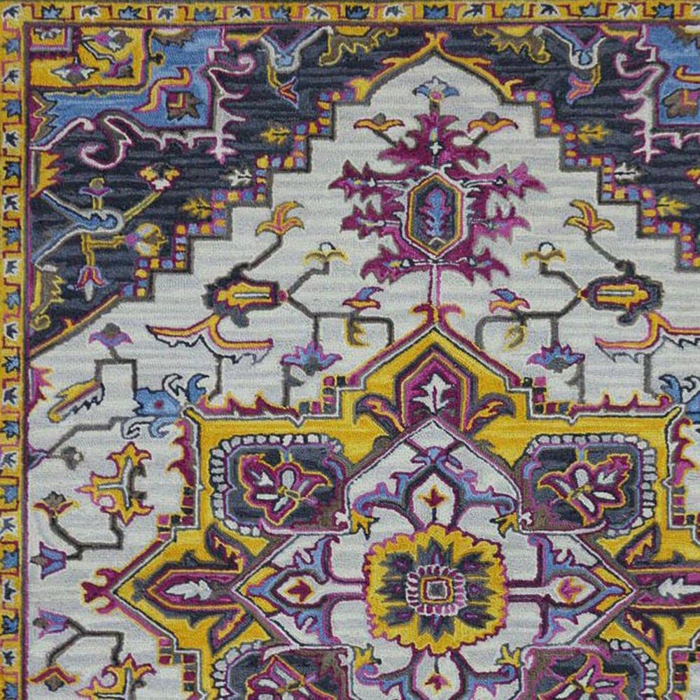 Amer Rugs Boho 8&#39; x 11&#39; Yellow and Pink Area Rug, , large