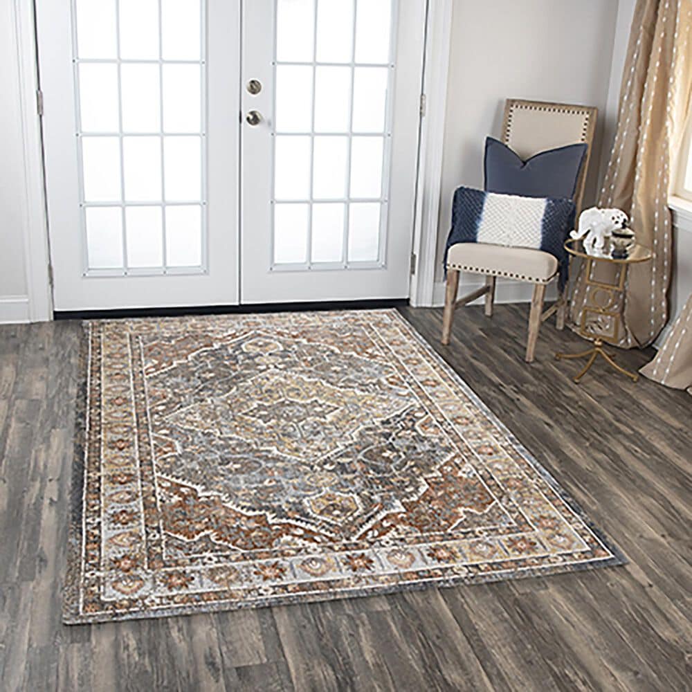 RIZZY Jasper 9&#39; x 12&#39; Terracotta Area Rug, , large