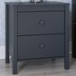 Ashley Simmenfort 2-Drawer Nightstand in Navy Blue, , large