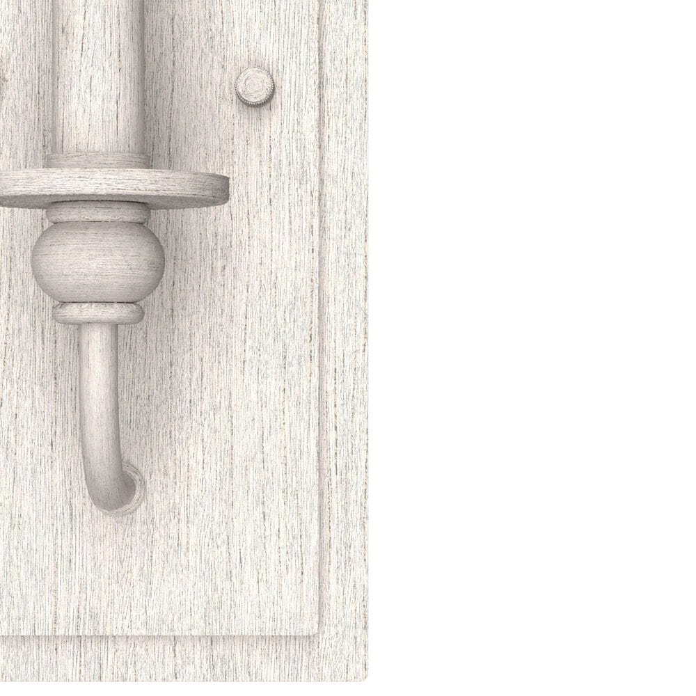 Hunter Southcrest 1-Light Wall Sconce in Distressed White, , large