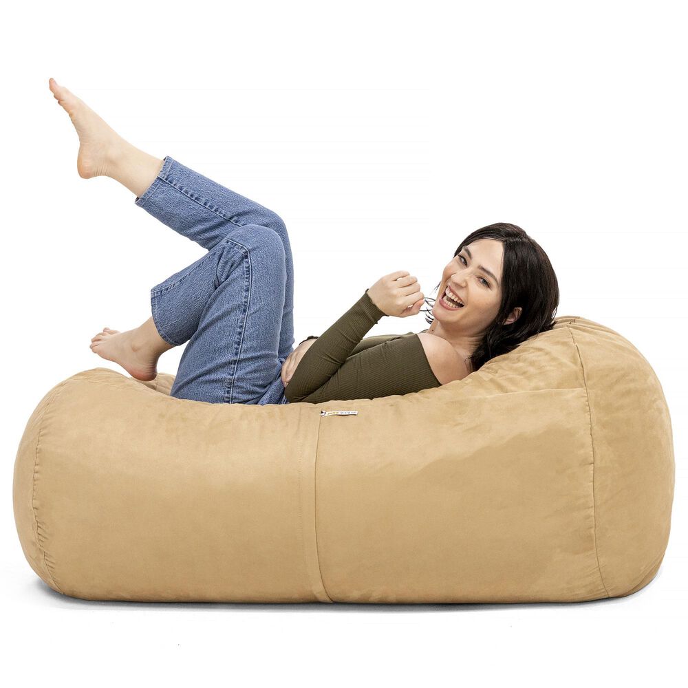 Jaxx 4&#39; Lounger Bean Bag in Camel, , large