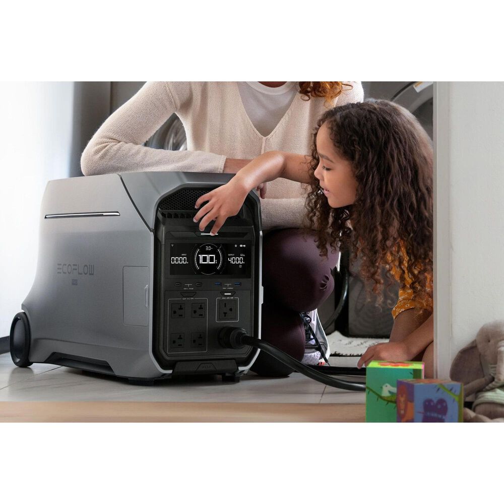 Ecoflow Delta Pro 3 Portable Power Station in Silver, , large