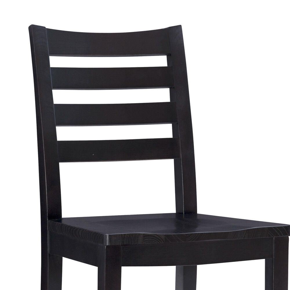 Linon Home Decor Flynn 22" Counter Stool in Black, , large