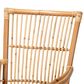 Baxton Studio Rose Rattan Arm Chair in White, , large