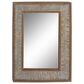 Maple and Jade 29" x 39" Wall Mirror in Distressed Grey and Brown, , large