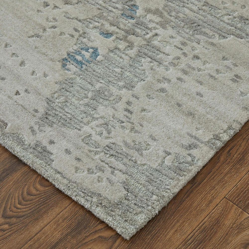 Feizy Zarah 9&#39; x 12&#39; Beige and Blue Area Rug, , large