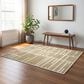 ROW by Oriental Weavers Quinn QUI04 Beige and Ivory 5"3" x 7" Area Rug, , large
