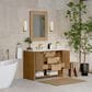 James Martin Vanities Solene 48" Single Bathroom Vanity in Seaside Oak with 3 cm Lime Delight Quartz Top and Rectangular Sink, , large