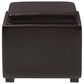 Baxton Studio Tate Storage Ottoman in Dark Brown, , large