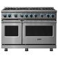 Viking Range 48" Liquid Propane Gas Range with 8-Burner in Stainless Steel, , large