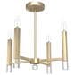Hunter Sunjai 4-Light Pendant in Alturas Gold, , large